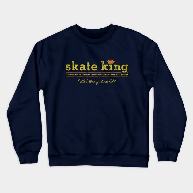 Skate King Crewneck Sweatshirt by JCD666